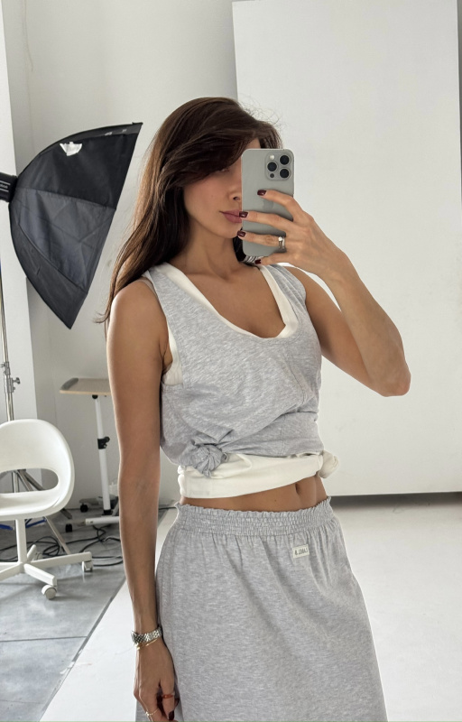 Юбка на резинке GREY Юбка на резинке GREY