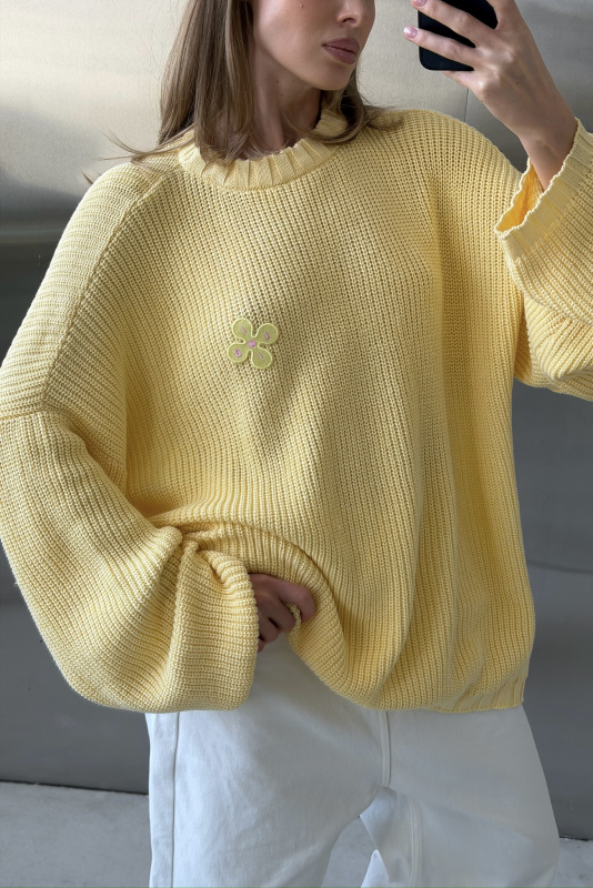 Джемпер с открытой спиной