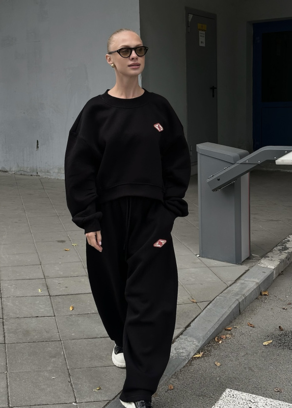 Свитшот Fleece BLACK