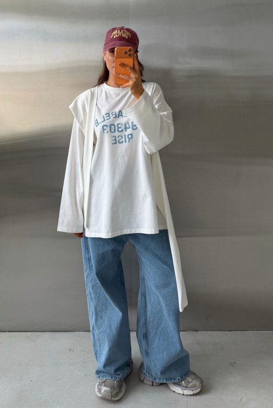 Лонгслив Крест-накрест