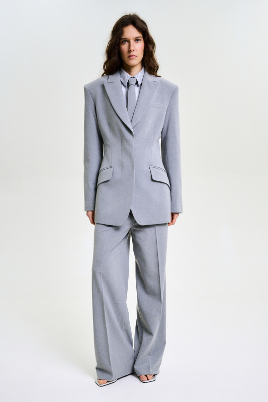 Жакет приталенный GREY