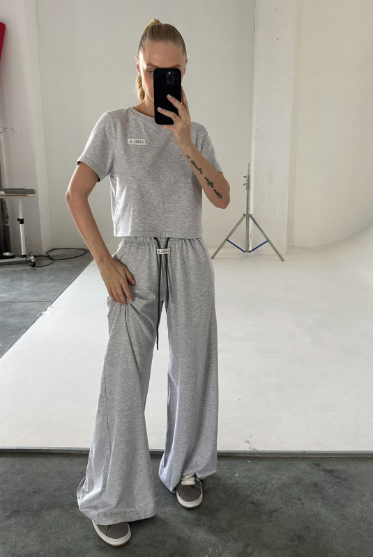 Футболка укороченная GREY