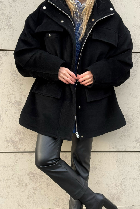 Пальто-парка BLACK