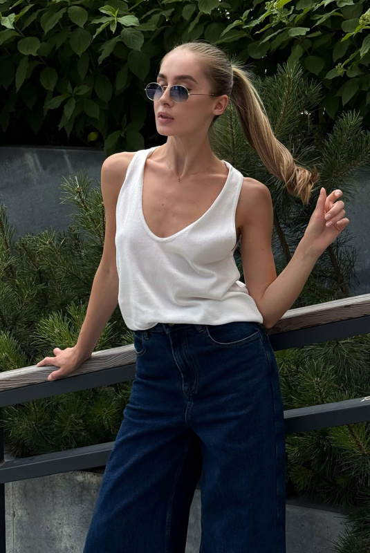 Майка вязаная WHITE Майка вязаная WHITE