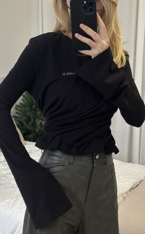 Лонгслив TWIST BLACK