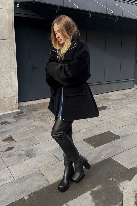 Пальто-парка BLACK