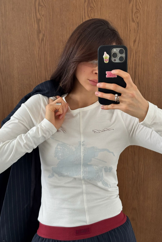 Лонгслив слим