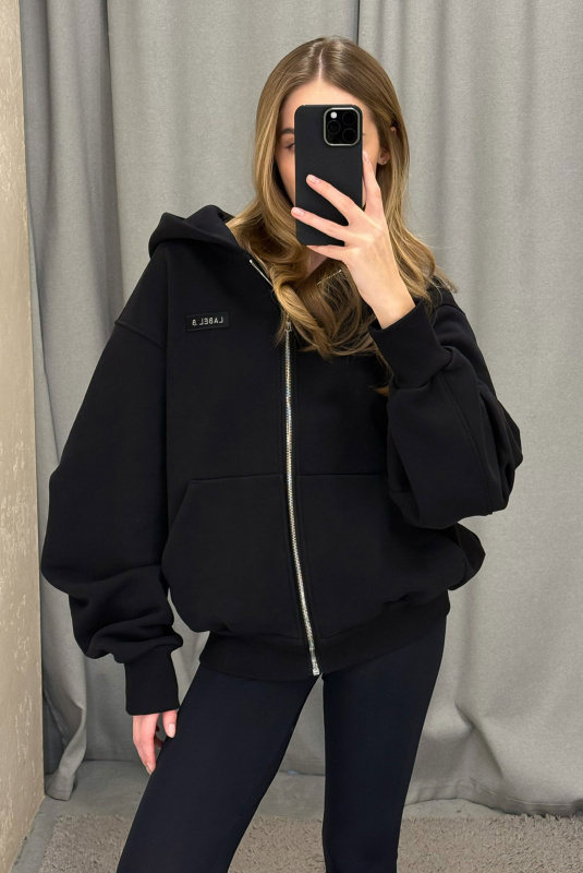 Худи на молнии BLACK Худи на молнии BLACK