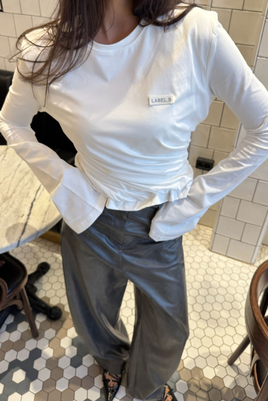 Лонгслив TWIST WHITE