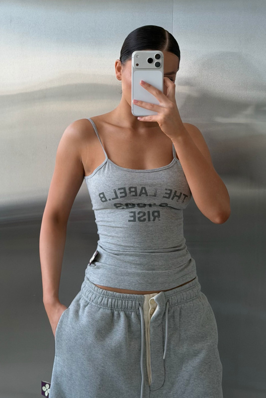 Майка на бретелях