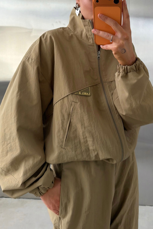 Куртка плащевая (хаки)