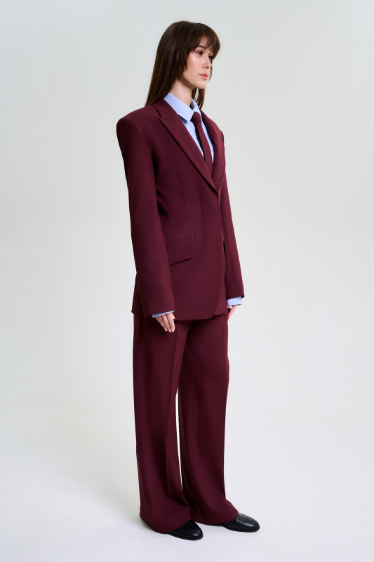 Жакет приталенный BURGUNDY Жакет приталенный BURGUNDY