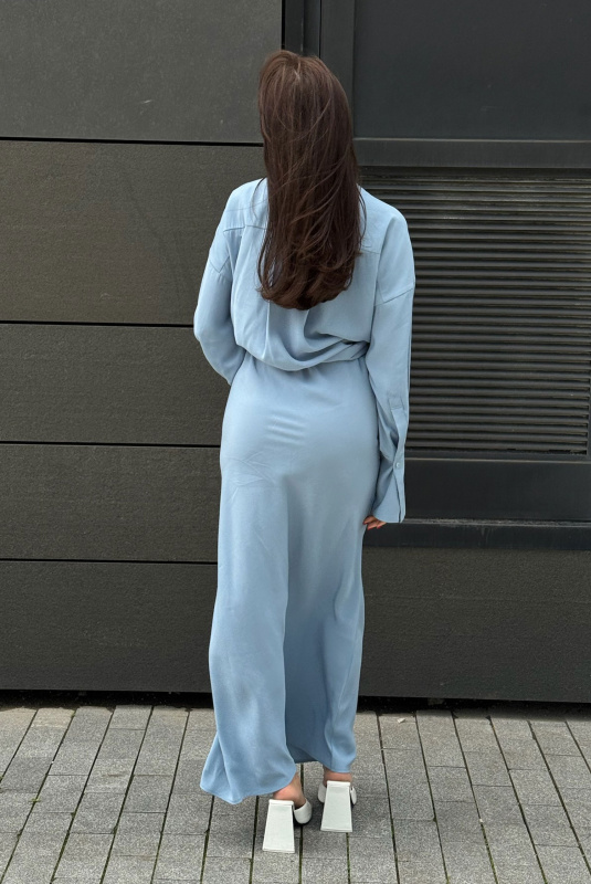 Платье из тенсела LIGHT BLUE Платье из тенсела LIGHT BLUE