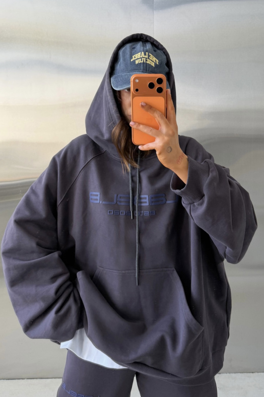 Худи овер-фит (серый)