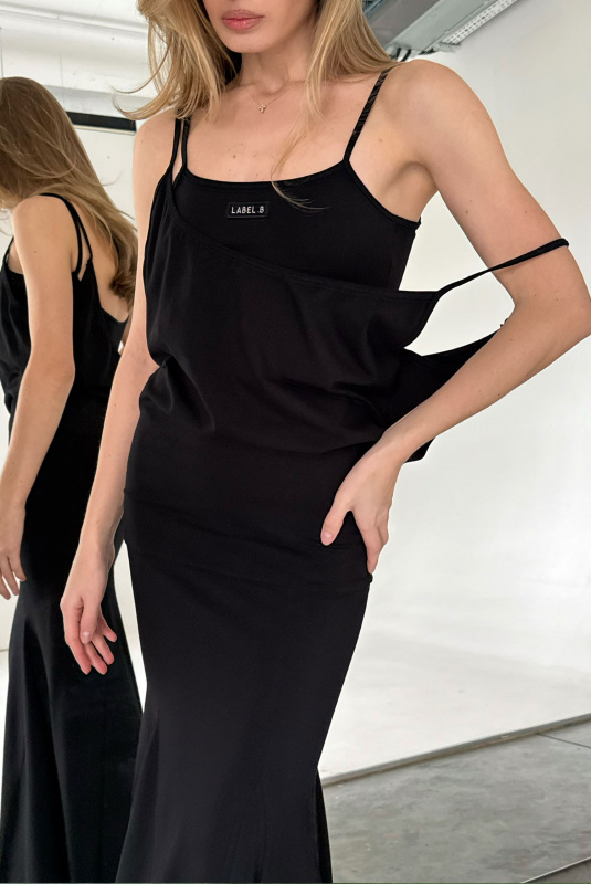 Платье на бретелях BLACK Платье на бретелях BLACK