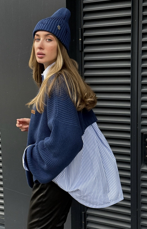 Шапка Flaw BLUE