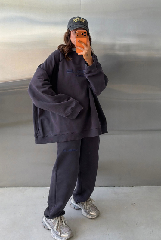 Свитшот овер фит (серый)