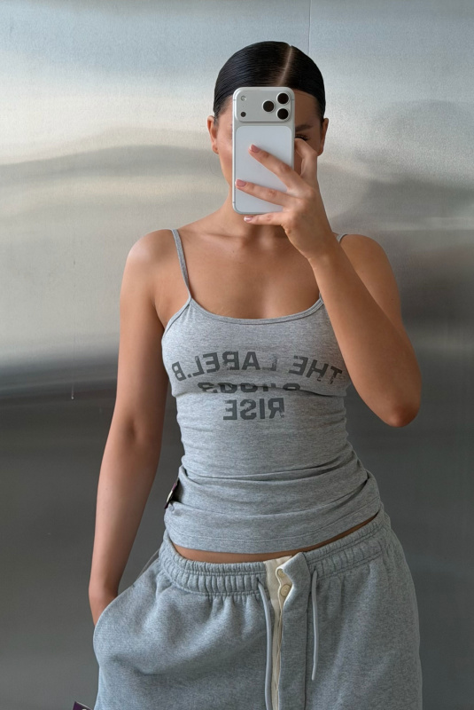 Майка на бретелях