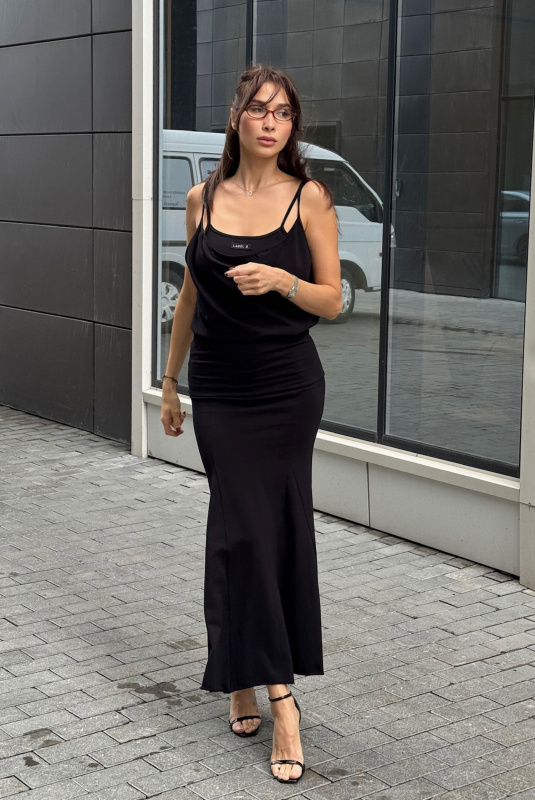 Платье на бретелях BLACK Платье на бретелях BLACK