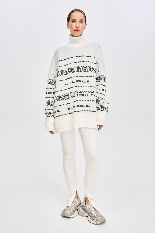 Брюки узкие вязаные с разрезами F/W 24/25 Брюки узкие вязаные с разрезами F/W 24/25