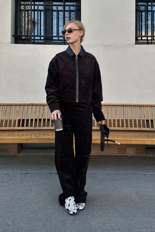 Брюки из вельвета CHOCOLATE