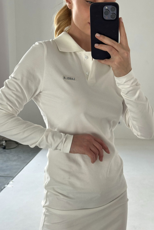 Платье поло WHITE Платье поло WHITE